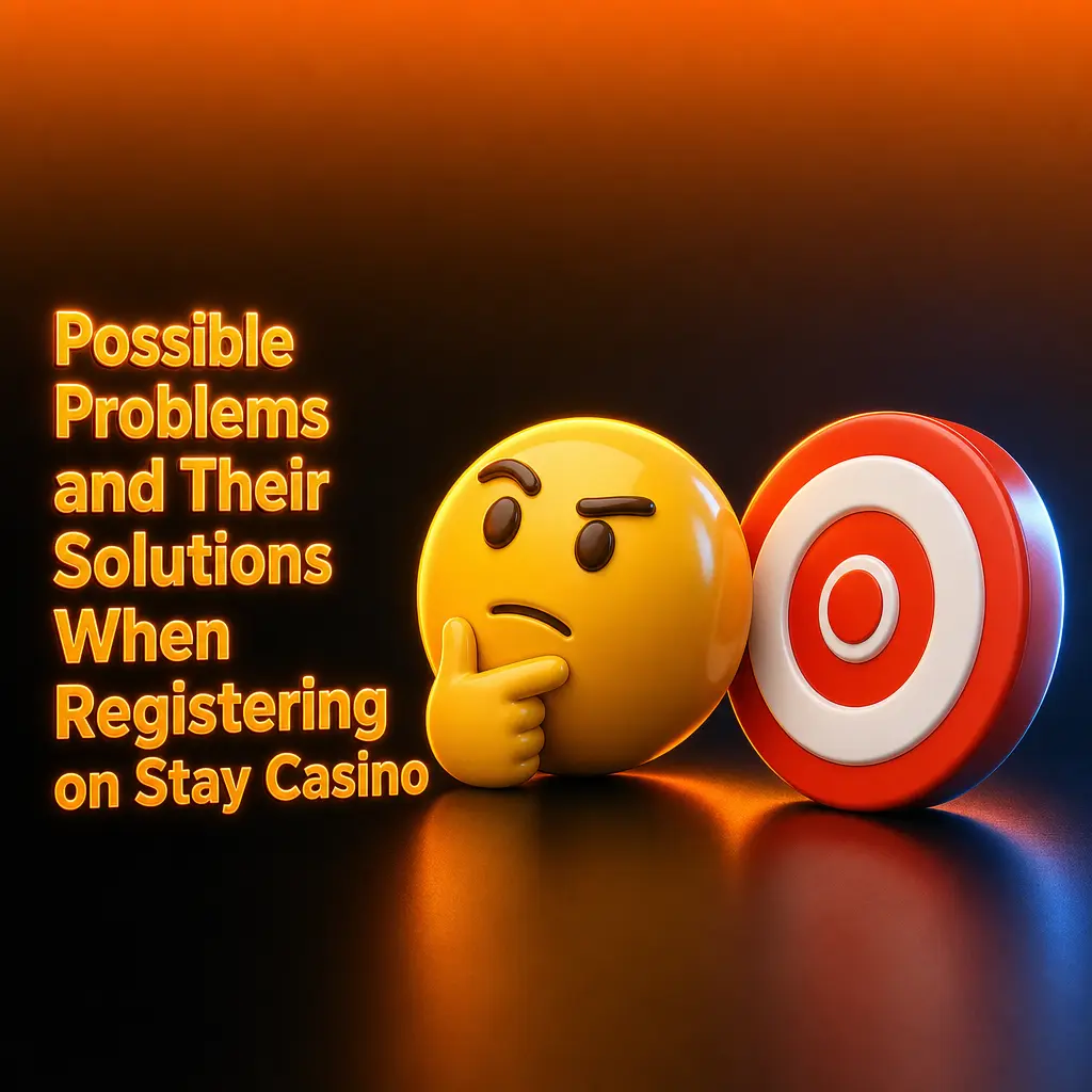 Stay Casino registration troubleshooting table showing common problems and solutions for Canadian users