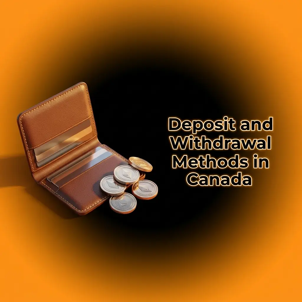 Canadian casino payment methods including Interac, Visa, crypto, and e-wallets for secure deposits and withdrawals