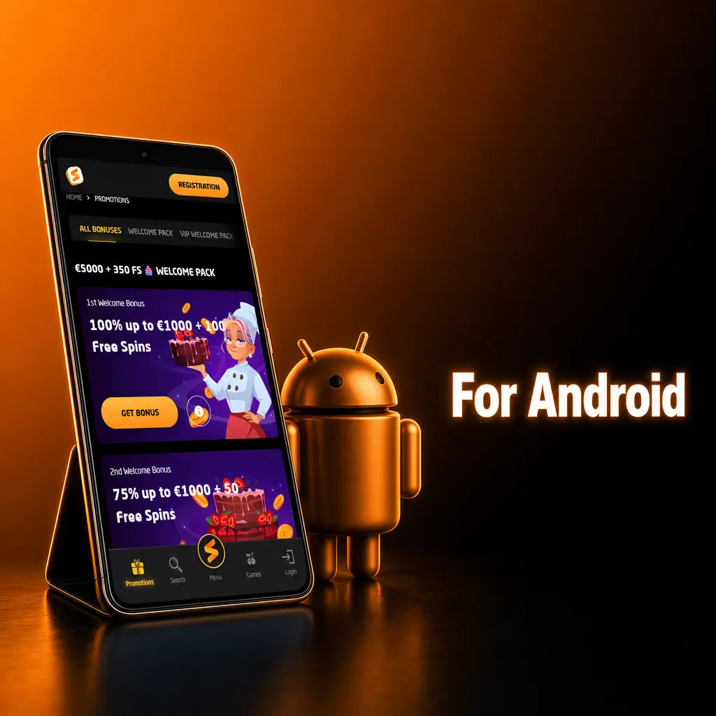 Stay Casino Android app download guide showing APK installation steps for Android 5.0 and higher devices