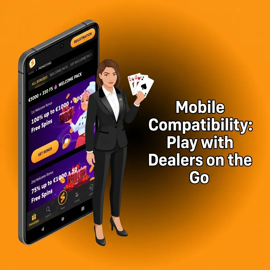 Mobile-friendly live casino interface showing dealer feed, bet controls, and chat on a smartphone screen