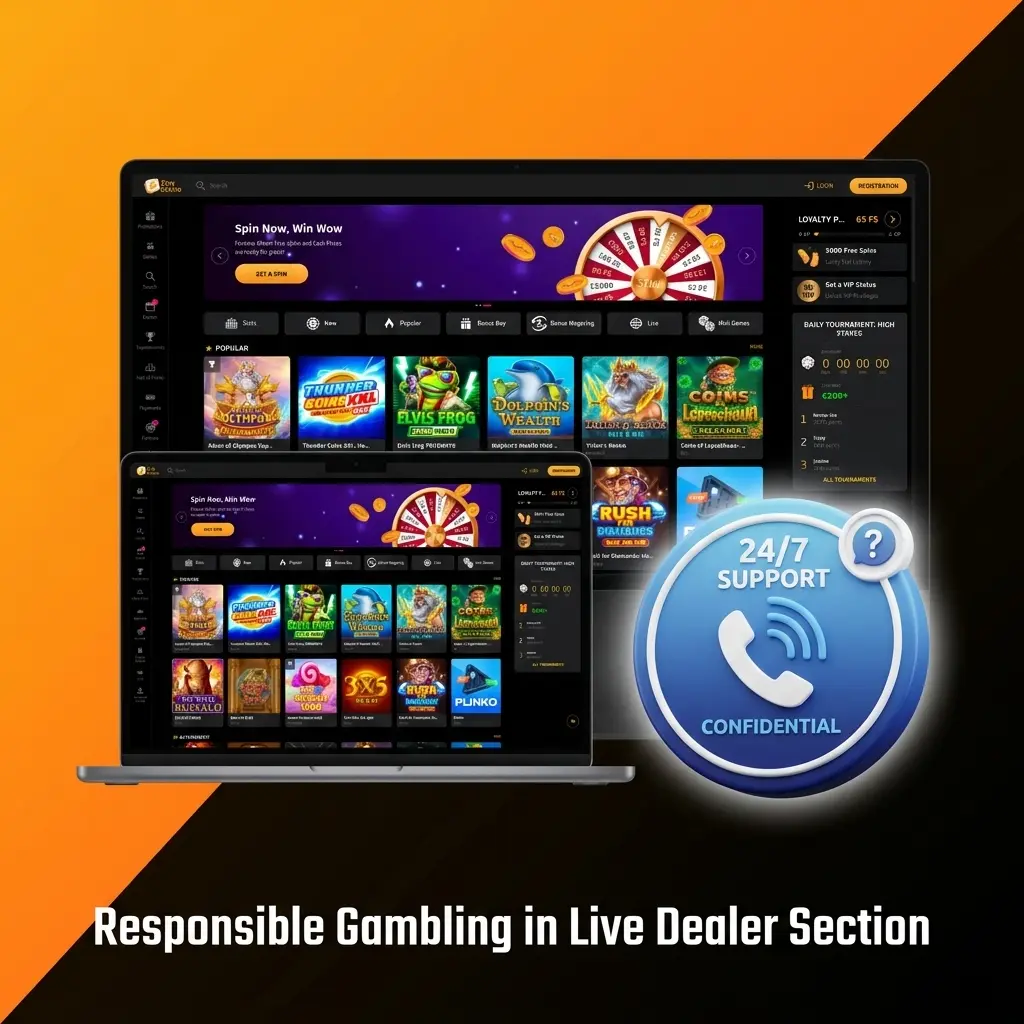 Responsible gambling tools and support resources for live dealer games at Stay Casino for Canadian players