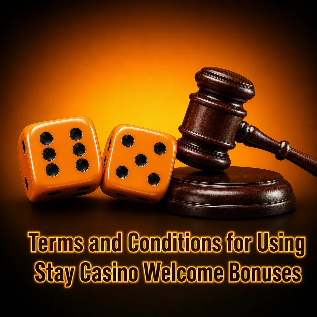 Stay Casino welcome bonus terms including eligibility, wagering requirements, deposit limits, and game restrictions for new players