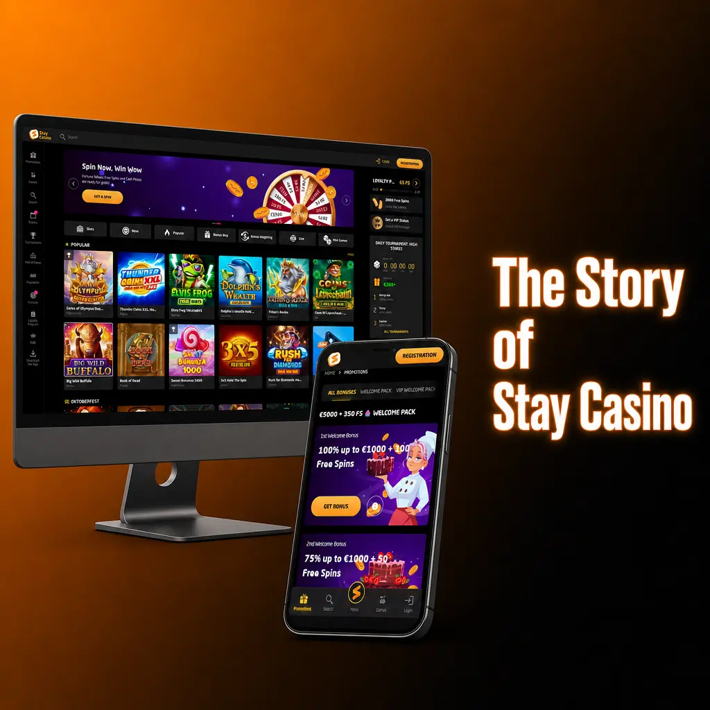 Stay Casino online gambling platform founded in 2022 under Hollycorn N.V. with Curacao eGaming licence
